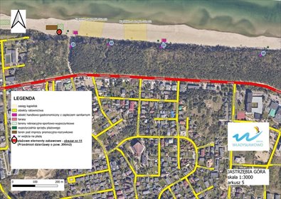 działka na wynajem 200m2 działka Jastrzębia Góra