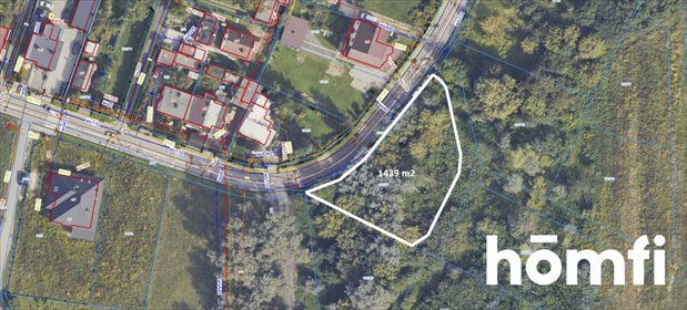 działka na sprzedaż 1439m2 działka Radom, Długojów, Skaryszewska