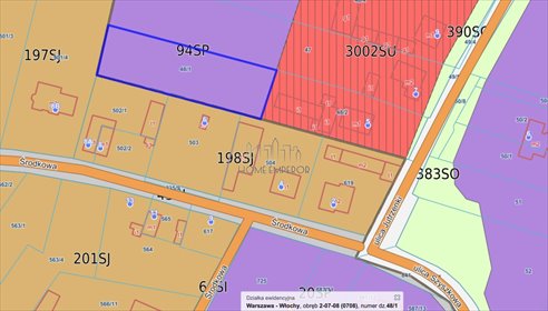 Polecam działkę 1715 m² z mediami w Warszawie działka Warszawa, Włochy, Opacz Wielka, Jutrzenki