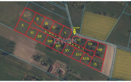 działka na sprzedaż 980m2 działka Rząśnia