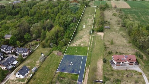 Działka budowlana z pięknym widokiem w Wielkiej Wsi działka Wielka Wieś, Spokojna