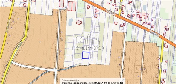 działka na sprzedaż 1096m2 działka Izabela, Postępu