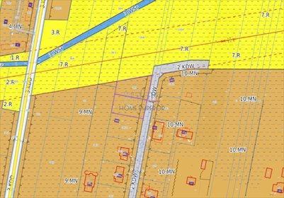 działka na sprzedaż 800m2 działka Krzewina, Armii Krajowej