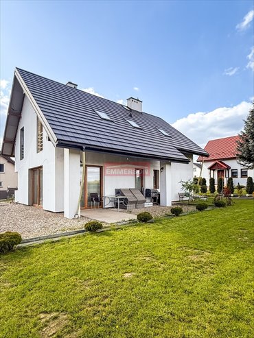 Przestronny dom 136 m2 z działkami, nowoczesny i funkcjonalny dom Skrzeszowice