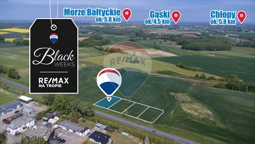 działka na sprzedaż 900m2 działka Będzino