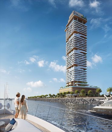 Luksusowe 3-pokojowe mieszkanie z widokiem na morze mieszkanie Dubai Maritime City, Dubai Maritime City, Dubai Maritime City, Dubaj