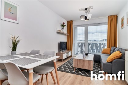 Stylowe 2-pokojowe mieszkanie z garażem, balkonem (42 m²) mieszkanie Wrocław, Fabryczna, Małopanewska