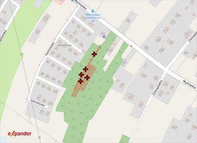 Działka pod zabudowę 0,3 ha, media, blisko centrum działka Rzeszów, Myśliwska