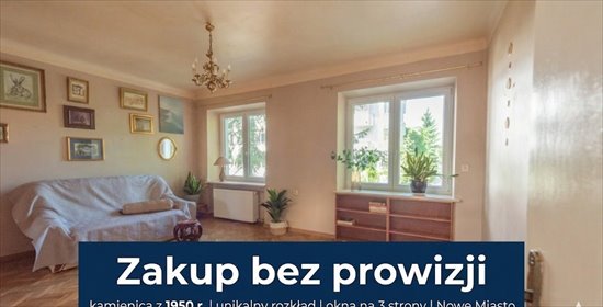 3-pokojowe mieszkanie w kamienicy z klimatem i tarasem mieszkanie Warszawa, Śródmieście, Nowe Miasto, Sapieżyńska
