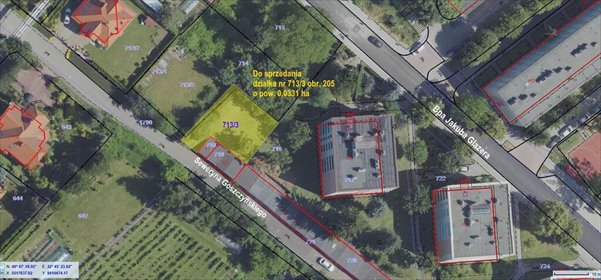 Do sprzedania działka 331 m² w Przemyślu z potencjałem rozbudowy działka Przemyśl, Seweryna Goszczyńskiego