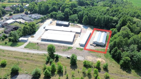 Wynajmę magazyn 460 m² z biurami w Ośnie Lubuskim magazyn Ośno Lubuskie, Kolejowa