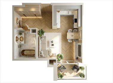 Nowoczesne 30 m2 z balkonem, blisko centrum Krakowa mieszkanie Kraków, Bronowice Małe, Bronowice Małe, Samuela Bogumiła Lindego