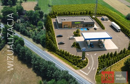 Działka 15 900 m² przy DK83 z infrastrukturą. lokal użytkowy Rzymsko