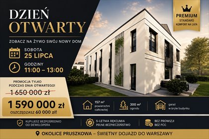 Nowoczesny bliźniak 157 m² z ogrodem w Pęcicach zapraszam dom Pęcice