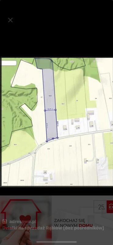 działka na sprzedaż 7632m2 działka Rąblów