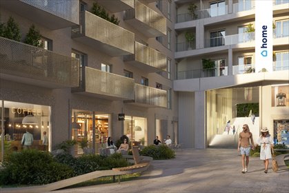 Nowoczesne 58m² z ogródkiem i tarasem na Mokotowie mieszkanie Warszawa, Mokotów, Wołoska