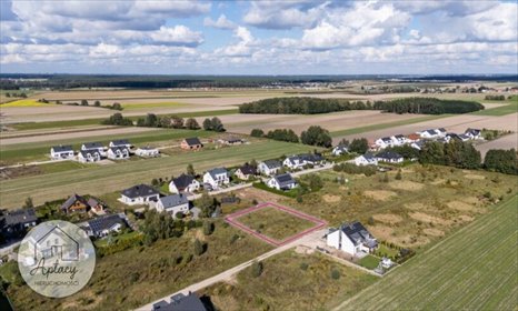 działka na sprzedaż 1059m2 działka Radzewo, Tęczowa