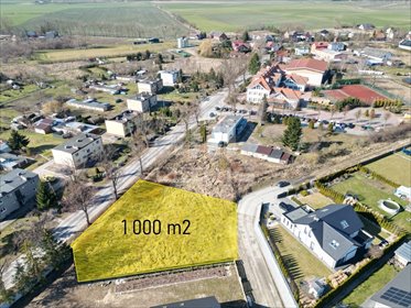 działka na sprzedaż 1000m2 działka Dąbrówka Tczewska, Zielona