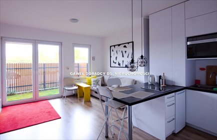 Nowoczesny 29 m² apartament z ogródkiem, parking mieszkanie Nowy Dwór Mazowiecki, Sukienna