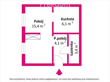 mieszkanie na sprzedaż Górowo Iławeckie pl. Ratuszowy 28,95 m2