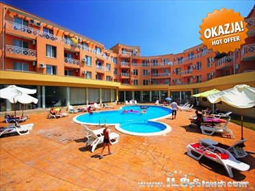 Studio 30 m² z widokiem na basen (Słoneczny Brzeg) mieszkanie Słoneczny Brzeg, SUNNY DAY 3 PREMIUM