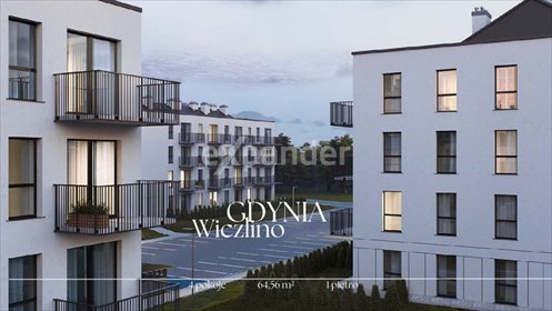 mieszkanie na sprzedaż 65m2 mieszkanie Gdynia, Chwarzno-Wiczlino, Wiczlińska