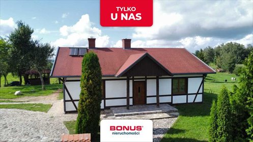 Dom całoroczny na Mazurach - 3 sypialnie - 1700 m² działki dom Choszczewo