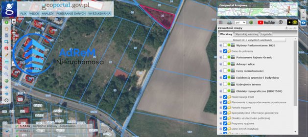 działka na sprzedaż 1500m2 działka Warszawa, Włochy