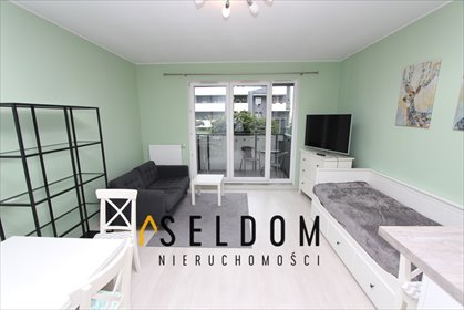 Przytulne 34 m² z balkonem, umeblowane, parter mieszkanie Konin, Berylowa