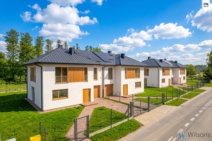 Nowoczesny dom 150 m2 z garażem, ogród i blisko Puszczy dom Czosnów, Wrzosówka