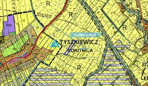 działka na sprzedaż 33882m2 działka Rokitnica, Polna