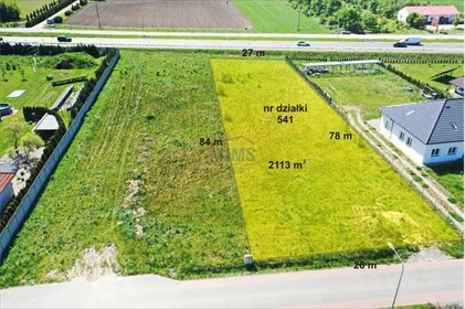 działka na sprzedaż 2113m2 działka Bydlino, Pogodna