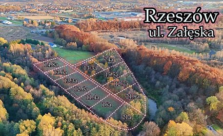 działka na sprzedaż 1140m2 działka Rzeszów