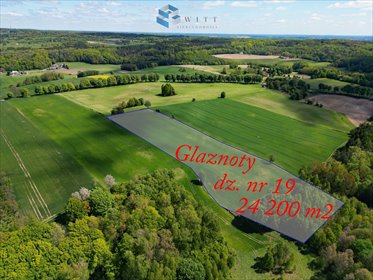 działka na sprzedaż 24200m2 działka Glaznoty