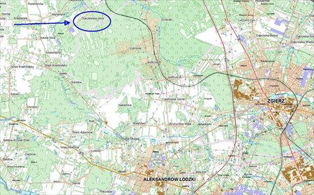działka na sprzedaż 1957m2 działka Tkaczewska Góra