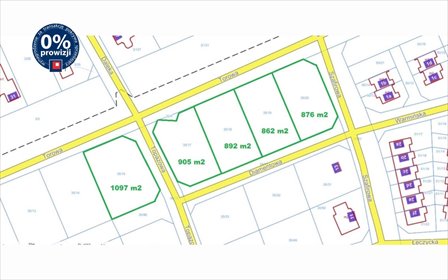 działka na sprzedaż 862m2 działka Ostrów Wielkopolski, Wenecja, rejon ul. Torowej