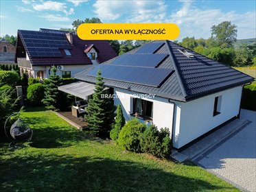 Energooszczędny dom 121 m² z poddaszem w Nawojowej Górze. dom Nawojowa Góra, Łęgowa