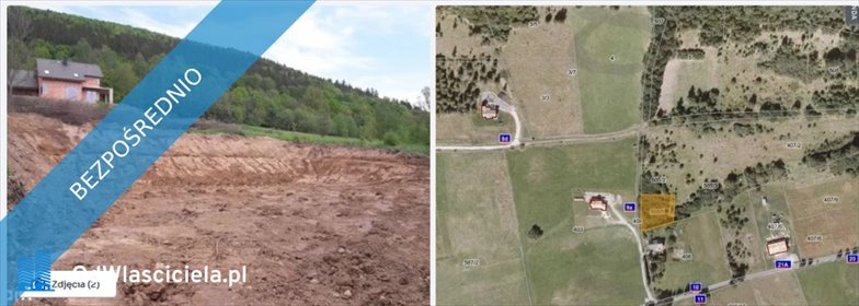 działka na sprzedaż 1041m2 działka Radochów