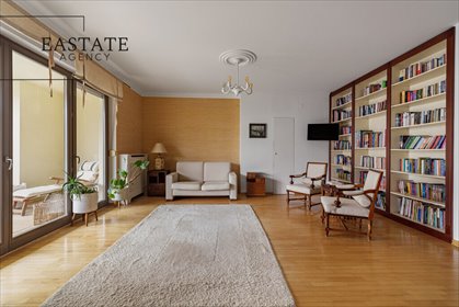 Wynajmę przestronny apartament 160 m² z tarasem i widokiem na Oś Królewską mieszkanie Warszawa, Wilanów, Sarmacka