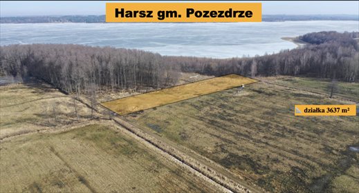 działka na sprzedaż 3637m2 działka Harsz