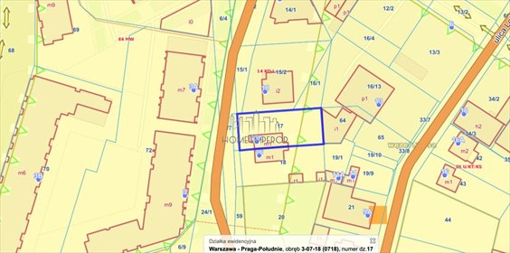 Działka inwestycyjna 664 m² z mediami, plan usług polecam działka Warszawa, Praga-Południe, Kokoryczki