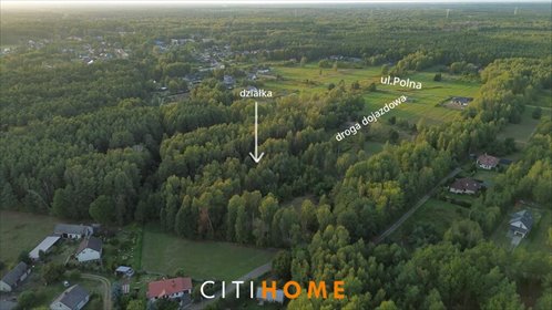 działka na sprzedaż 1452m2 działka Glina, Polna