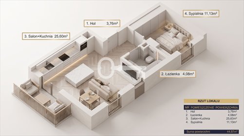mieszkanie na sprzedaż 45m2 mieszkanie Katowice, Ochojec