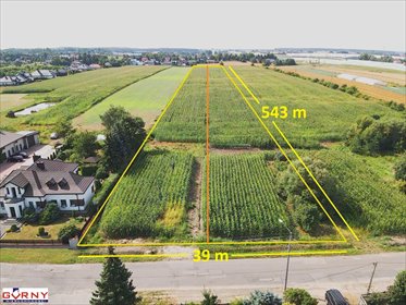 działka na sprzedaż 21436m2 działka Piotrków Trybunalski, Twardosławice