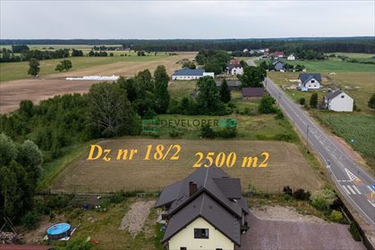 działka na sprzedaż 2500m2 działka Mostowo