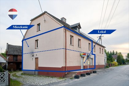 Lokal usługowy i mieszkanie do remontu w Wichowie 183 m² lokal użytkowy Wichów
