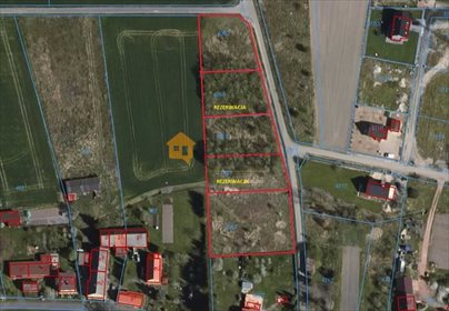 działka na sprzedaż 1000m2 działka Siedliska