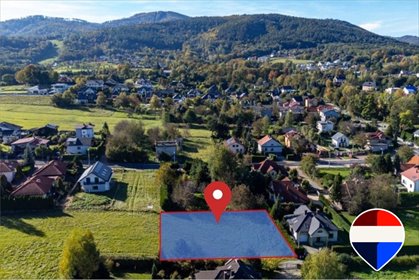 działka na sprzedaż 1001m2 działka Bielsko-Biała, Karpacka