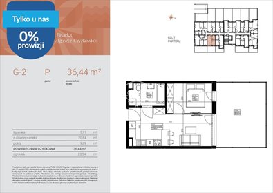Nowoczesne mieszkanie 2-pokojowe z balkonem w Nowych Flisach. mieszkanie Bydgoszcz, Czyżkówko, Flisacka