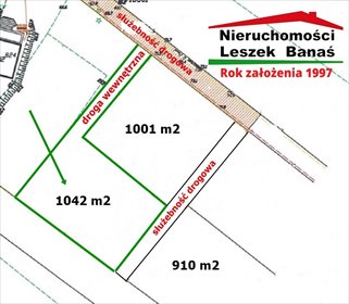 działka na sprzedaż 1042m2 działka Grudziądz